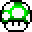 Retro Mushroom - 1UP 3 Icon 32x32 png